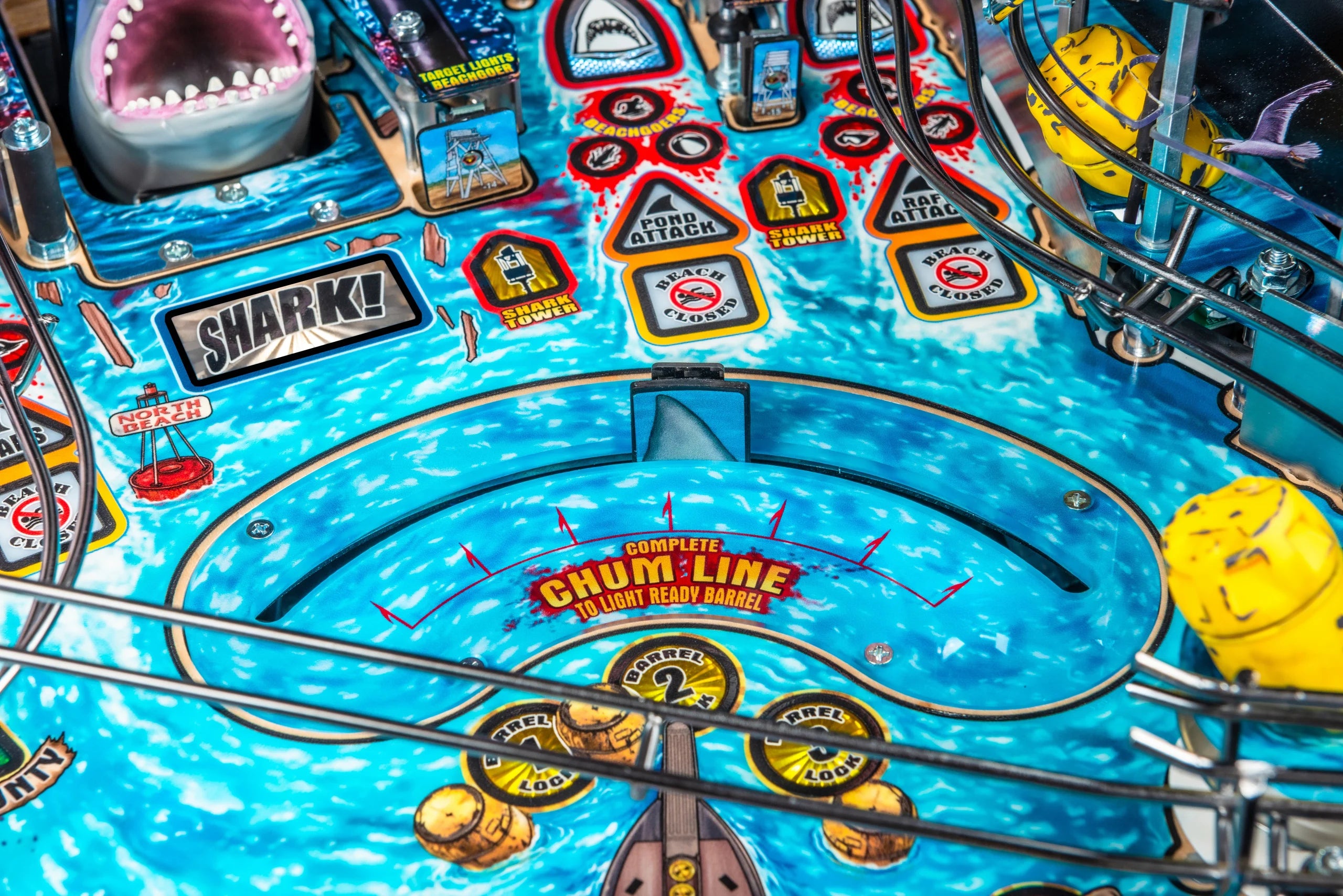 JAWS Pinball Machine Stern Pro Premium LE