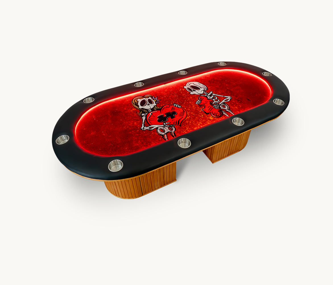 The Miya LED Poker & Dining Table