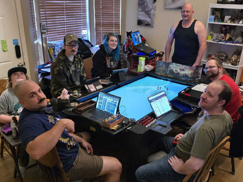Arena Digital Game Table for TTRPG & Gaming