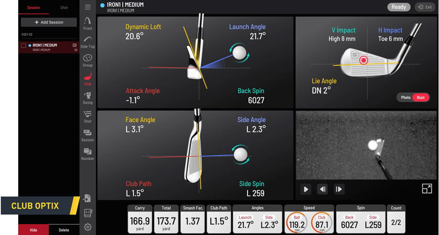 Uneekor EYE XO2 Overhead Golf Launch Monitor