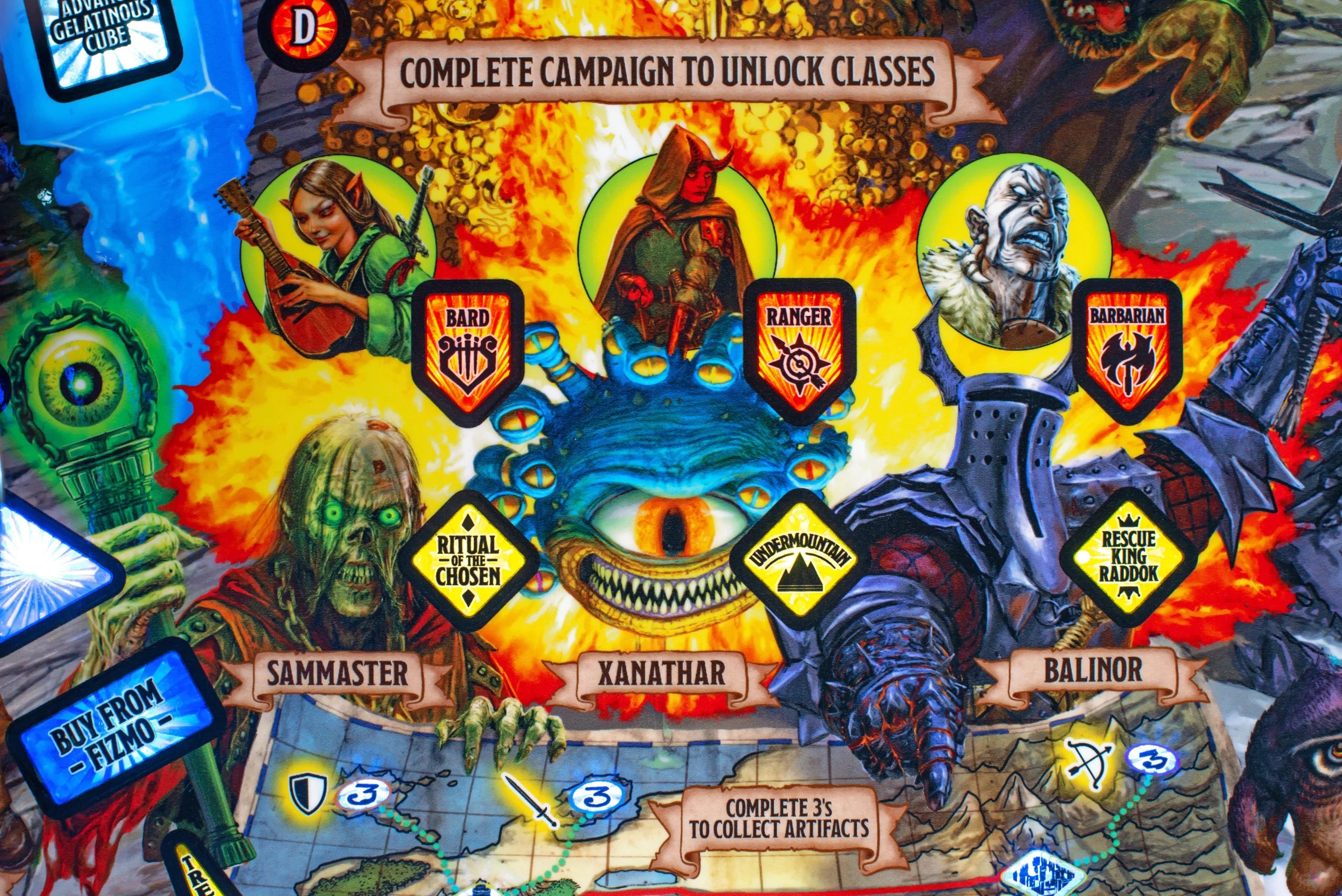 Dungeons & Dragons Tyrant’s Eye Pinball Machine