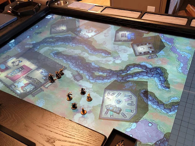 Arena Digital Game Table for TTRPG & Gaming