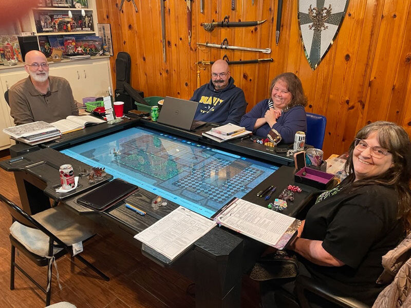 Arena Digital Game Table for TTRPG & Gaming