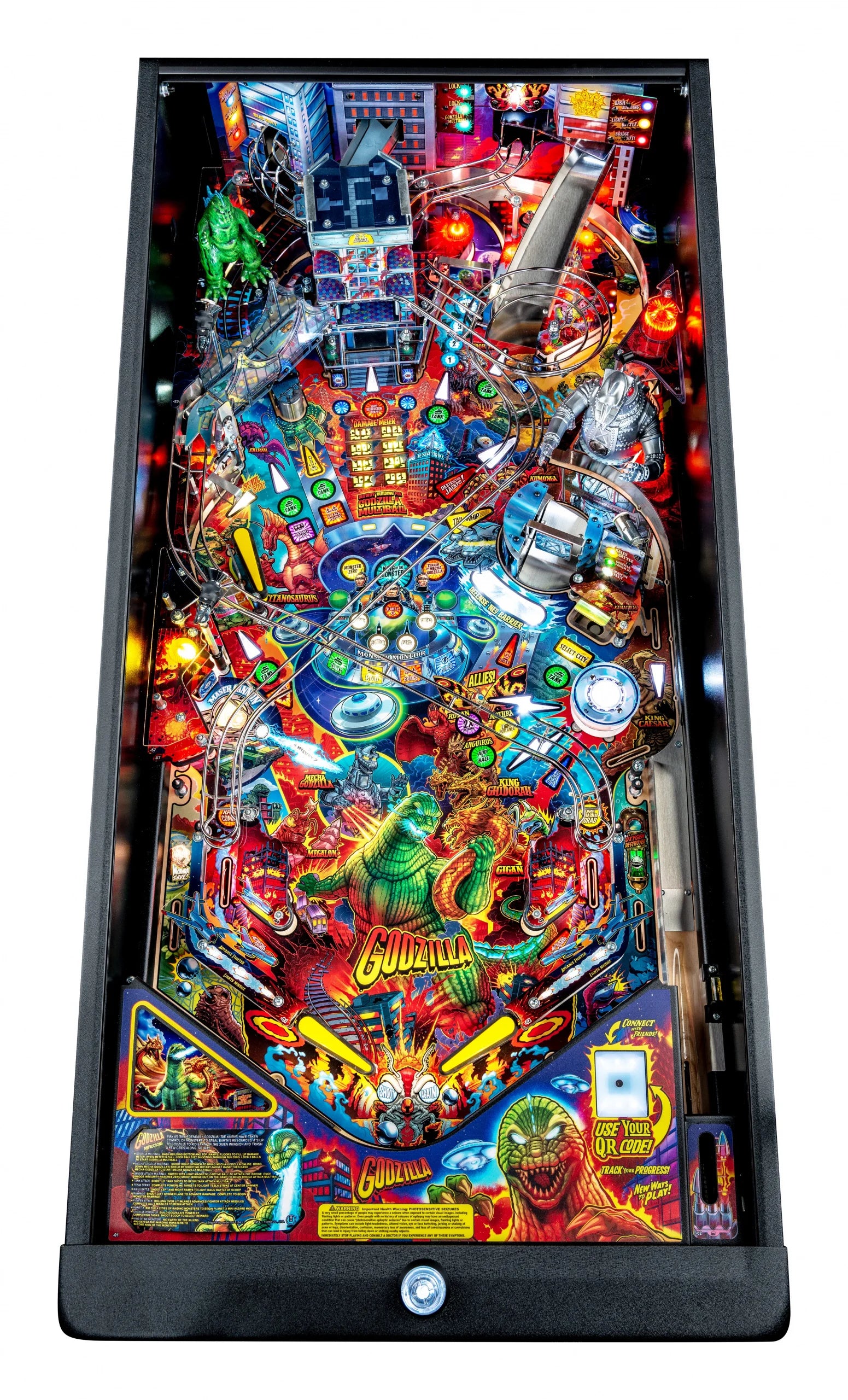 Godzilla Pinball Machine Stern Arcade Game
