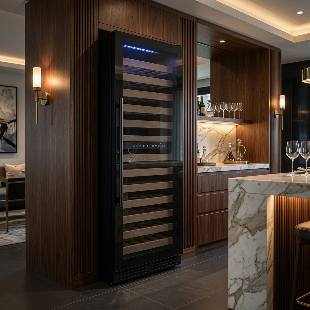 72-Inch Upright Dual-Zone Wine Cooler
