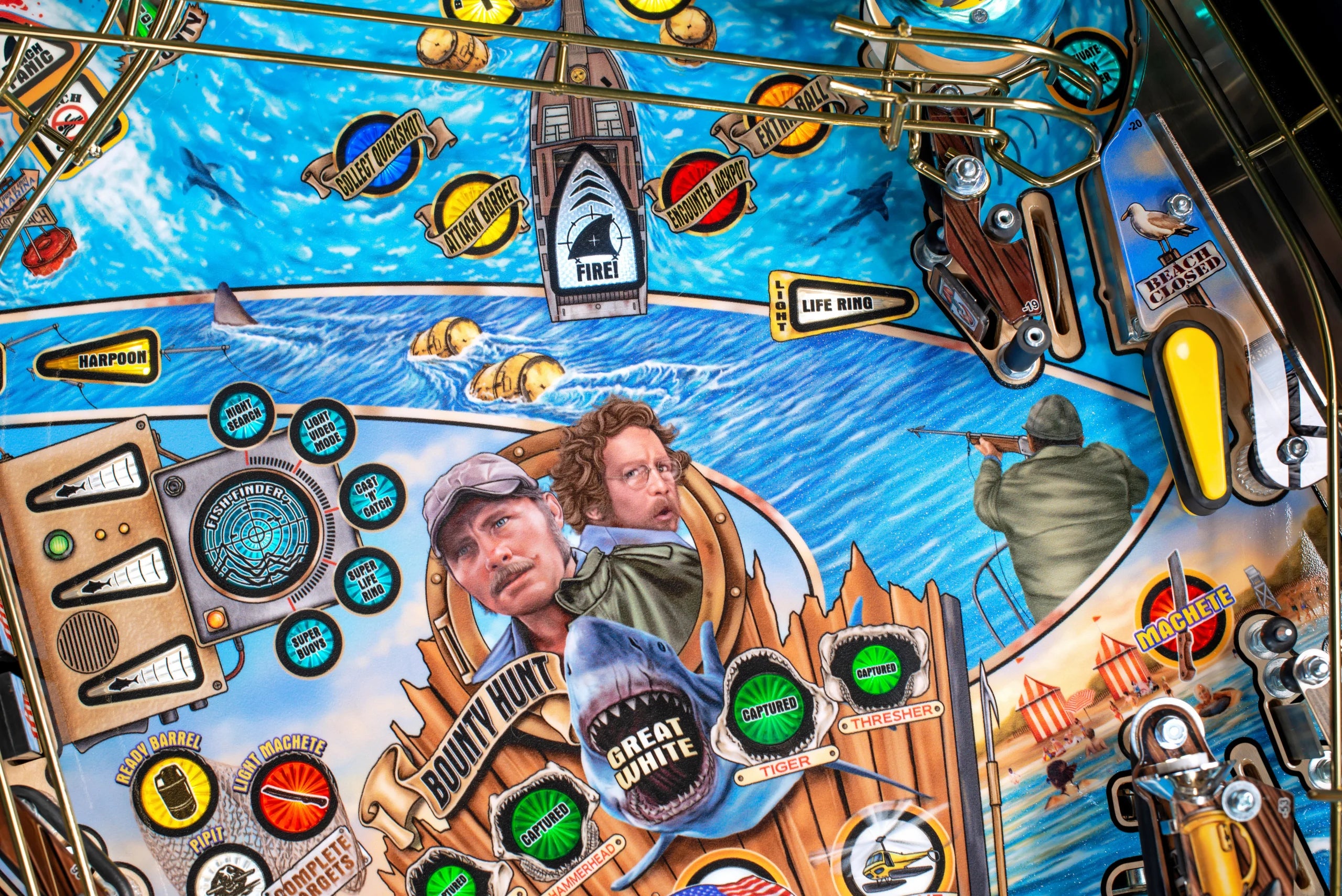 JAWS Pinball Machine Stern Pro Premium LE