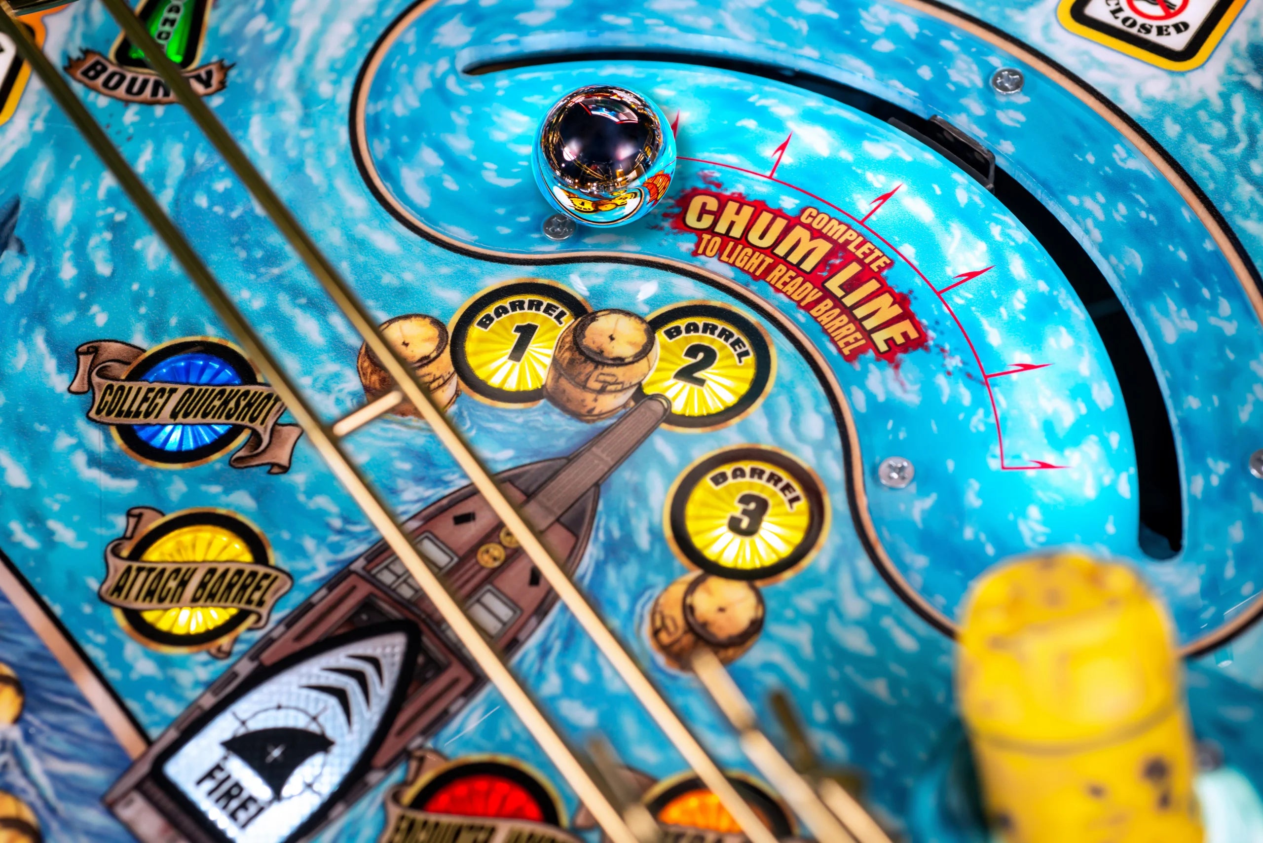 JAWS Pinball Machine Stern Pro Premium LE