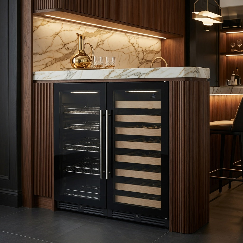 47-Inch Upright Dual-Zone Wine & Beverage Center