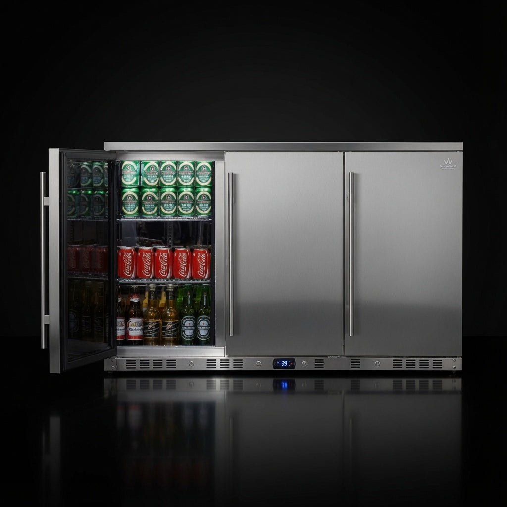 53-Inch Outdoor Beverage Refrigerator