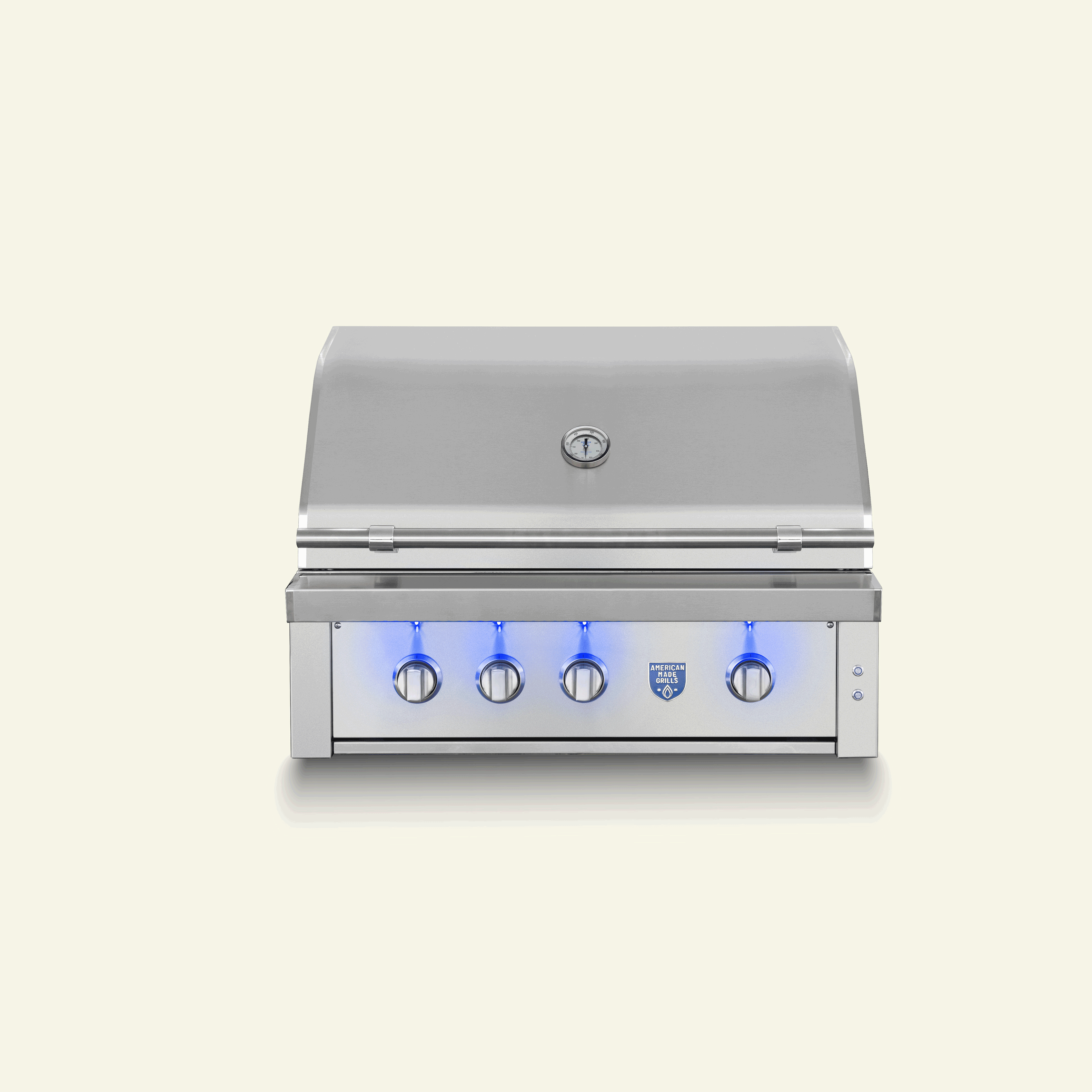 Estate Freedom 36" Built-In Grill, closed hood, front view