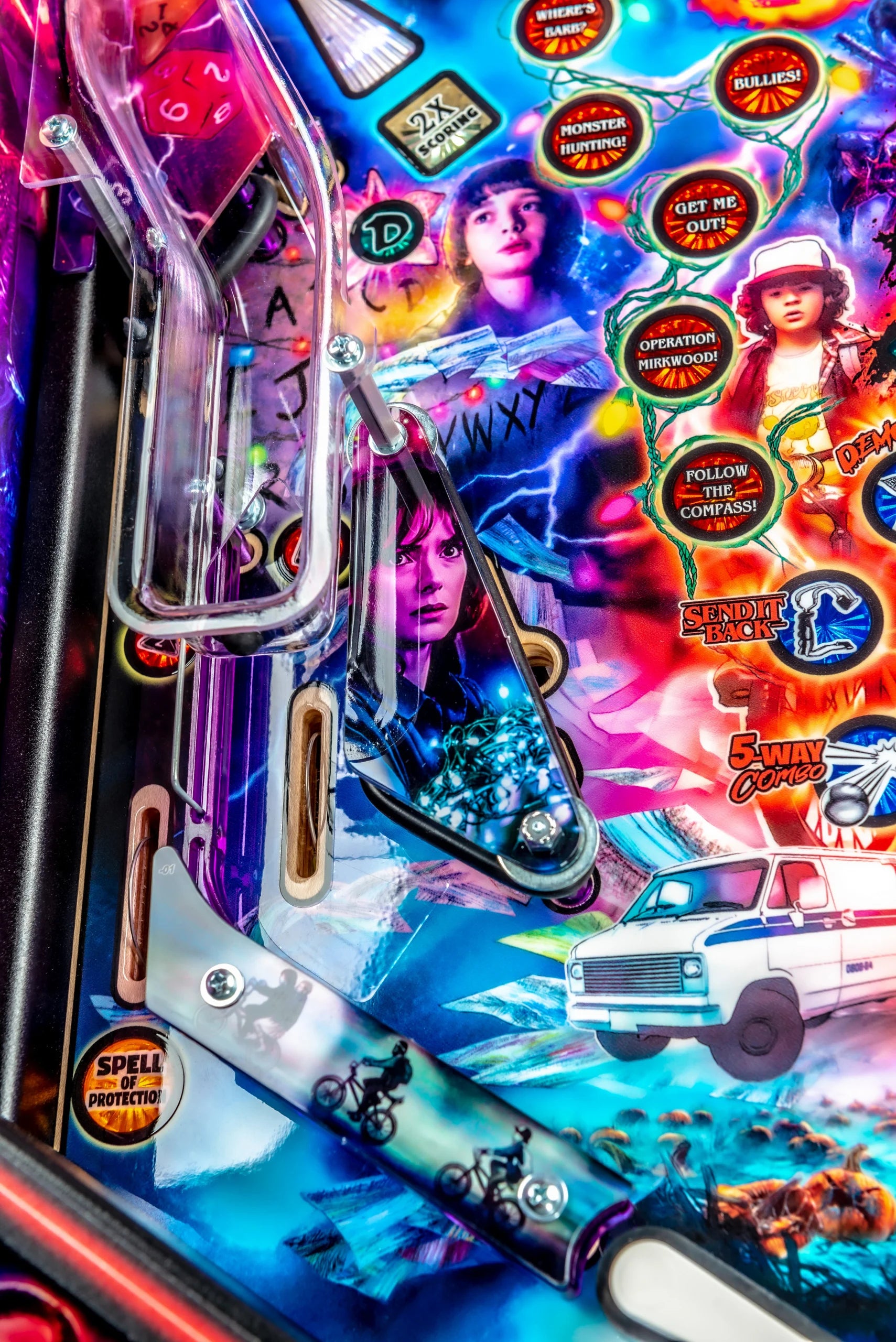 Stranger Things Pinball Machine Stern Pro Premium LE