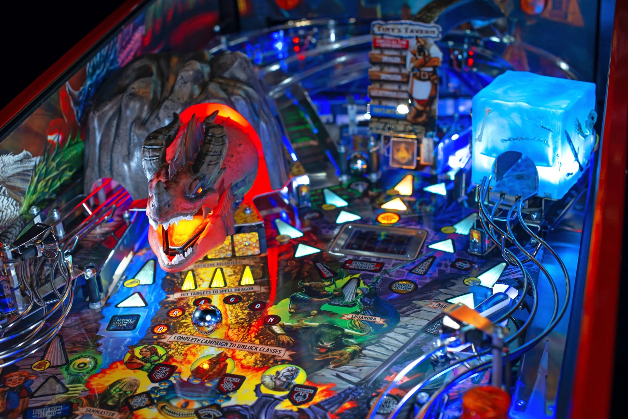Dungeons & Dragons Tyrant’s Eye Pinball Machine