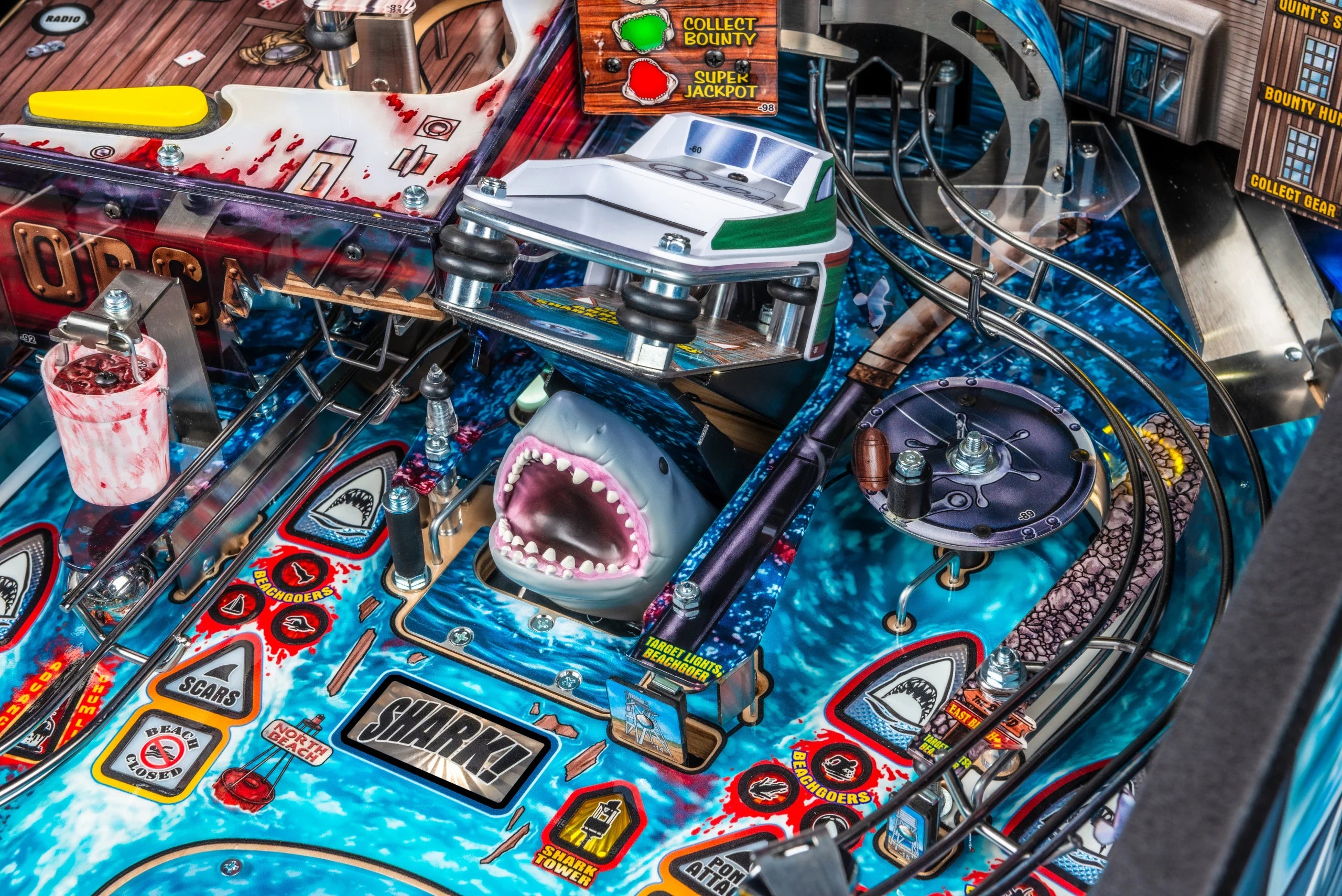 JAWS Pinball Machine Stern Pro Premium LE