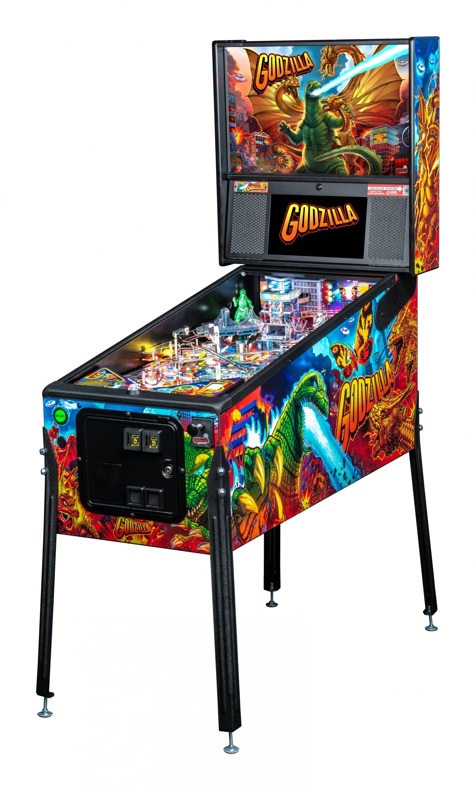 Godzilla Pinball Machine Stern Arcade Game