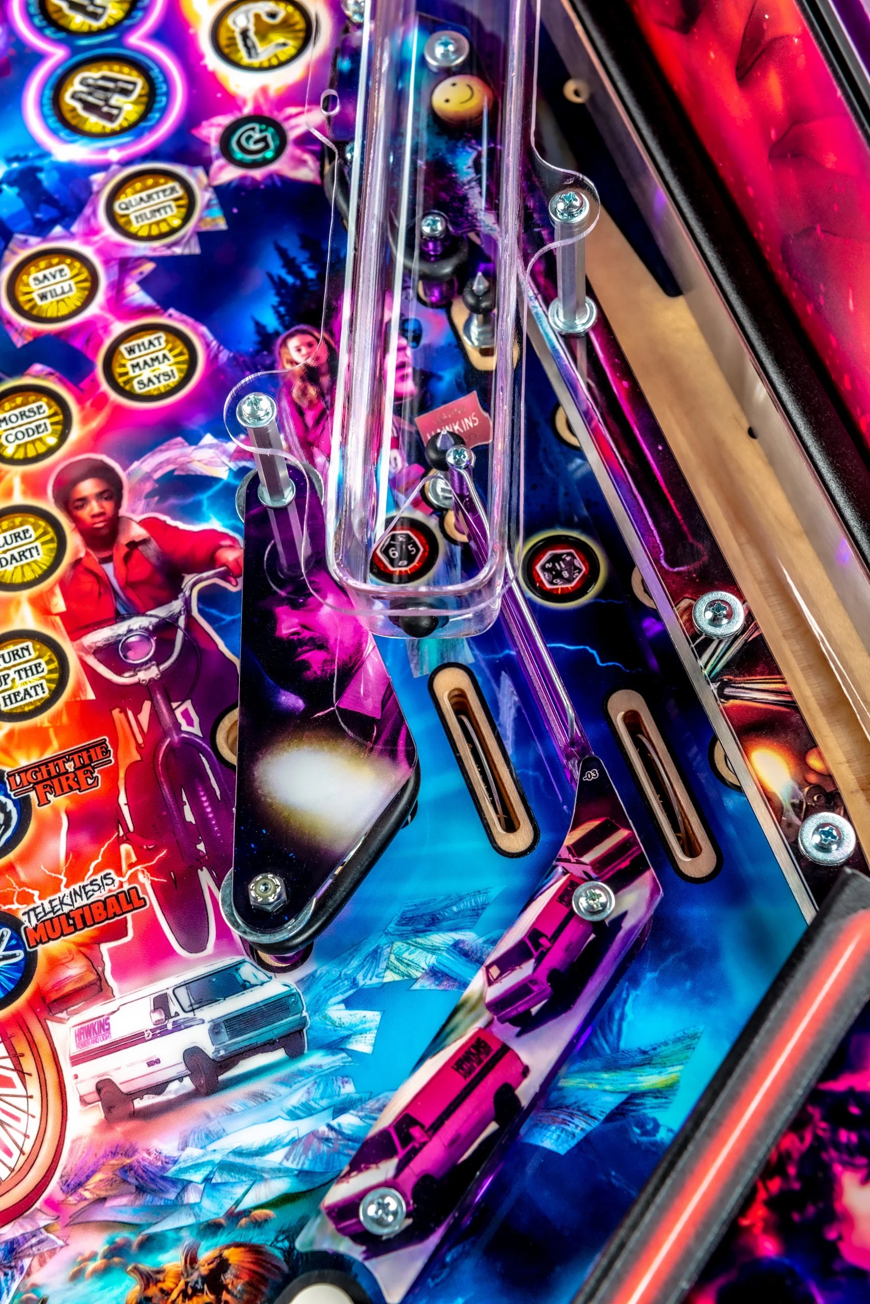 Stranger Things Pinball Machine Stern Pro Premium LE