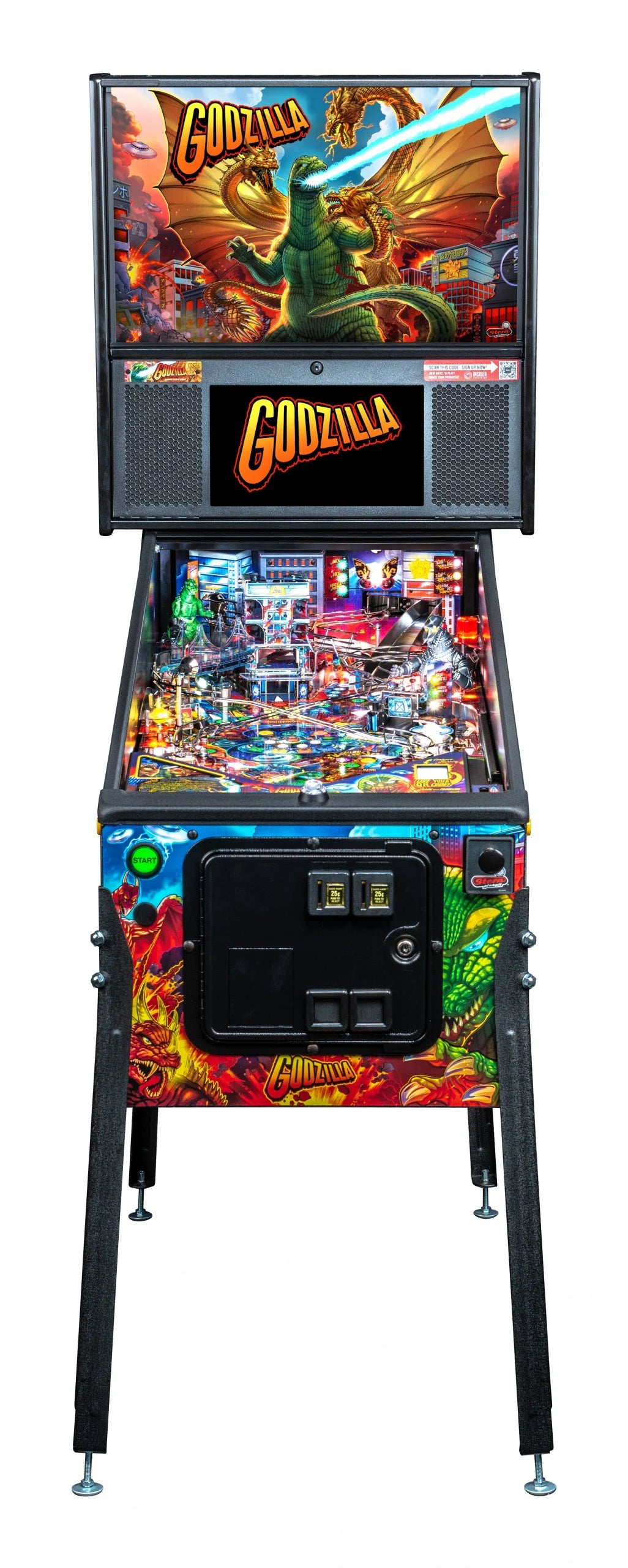 Godzilla Pinball Machine Stern Arcade Game