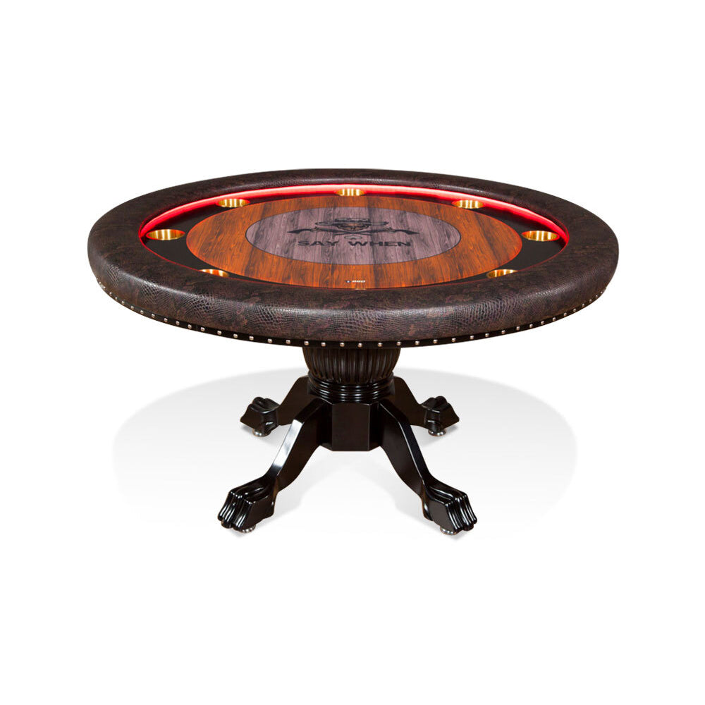 Ginza LED Poker Table – Black