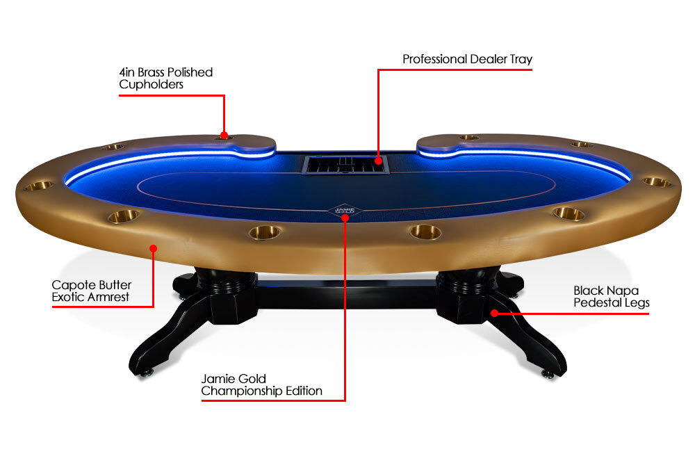Lumen HD Lighted Poker Table