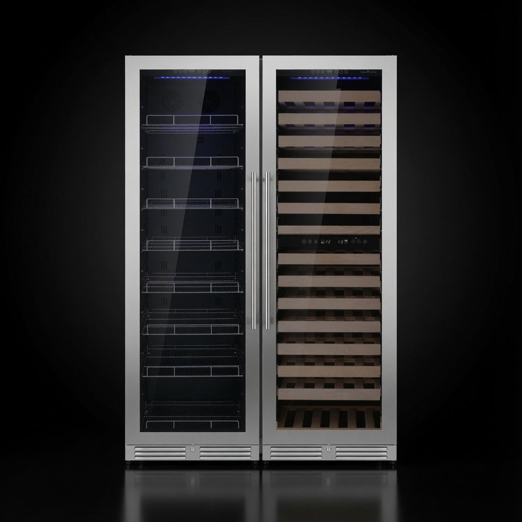 72-Inch Upright Triple-Zone Wine & Beverage Center