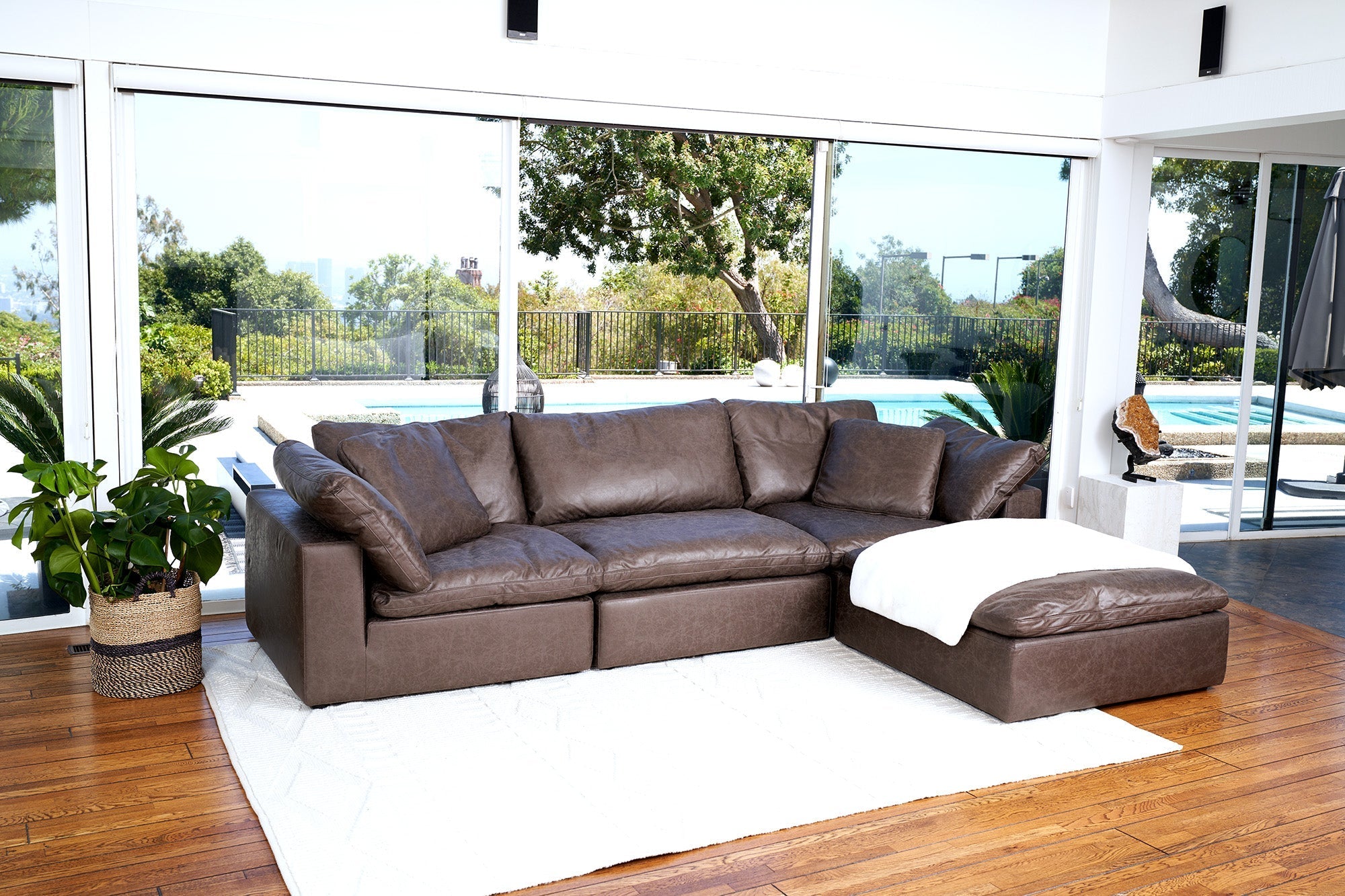 Soulfa 4-Cube Modular Sectional Chaise