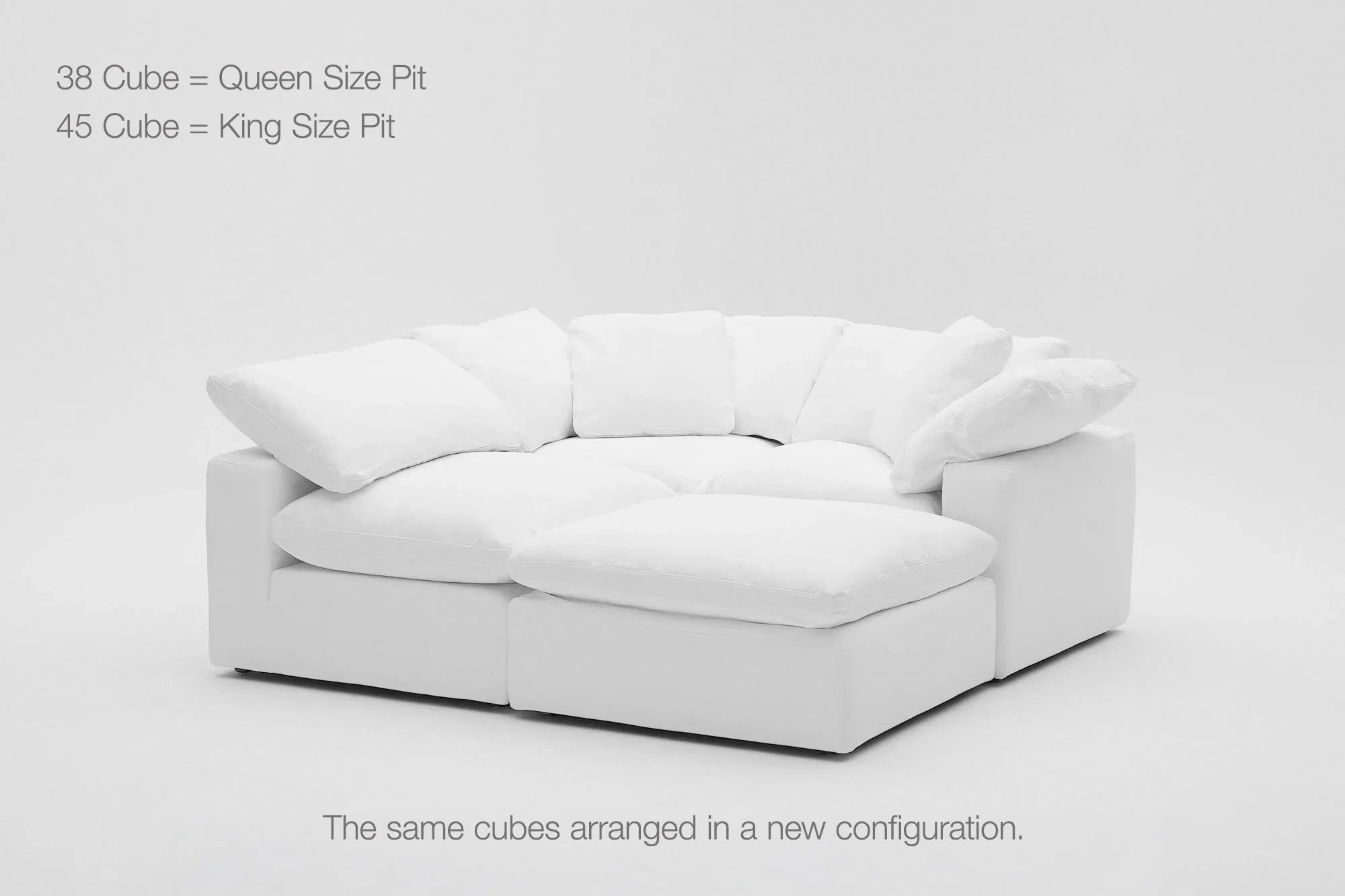 Soulfa 4-Cube Modular Sectional Chaise