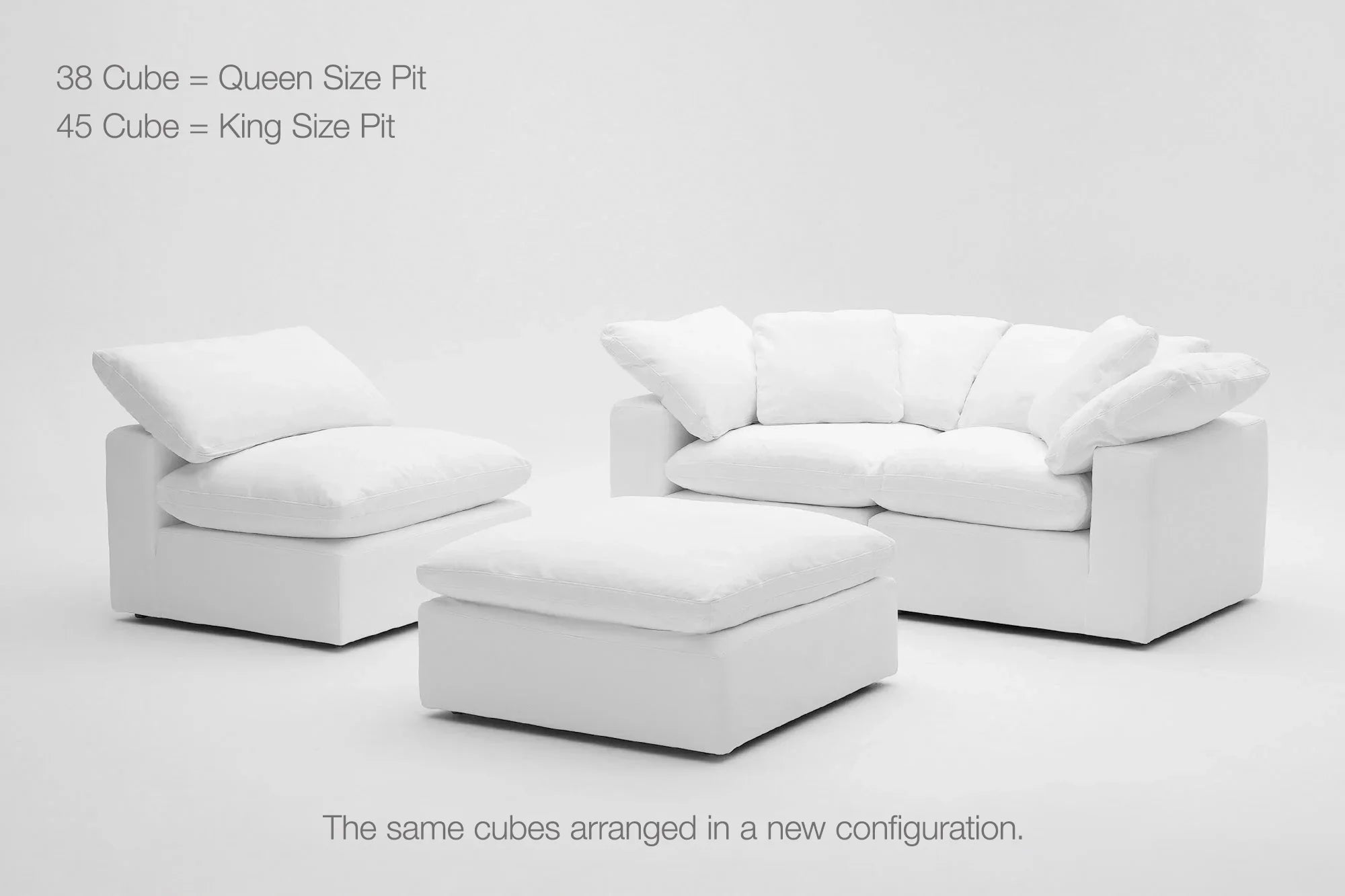 Soulfa 4-Cube Modular Sectional Chaise