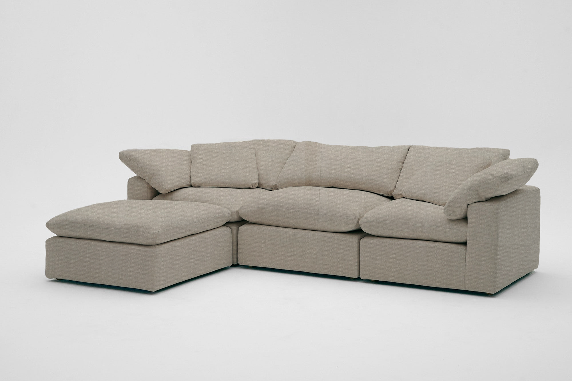 Soulfa 4-Cube Modular Sectional Chaise