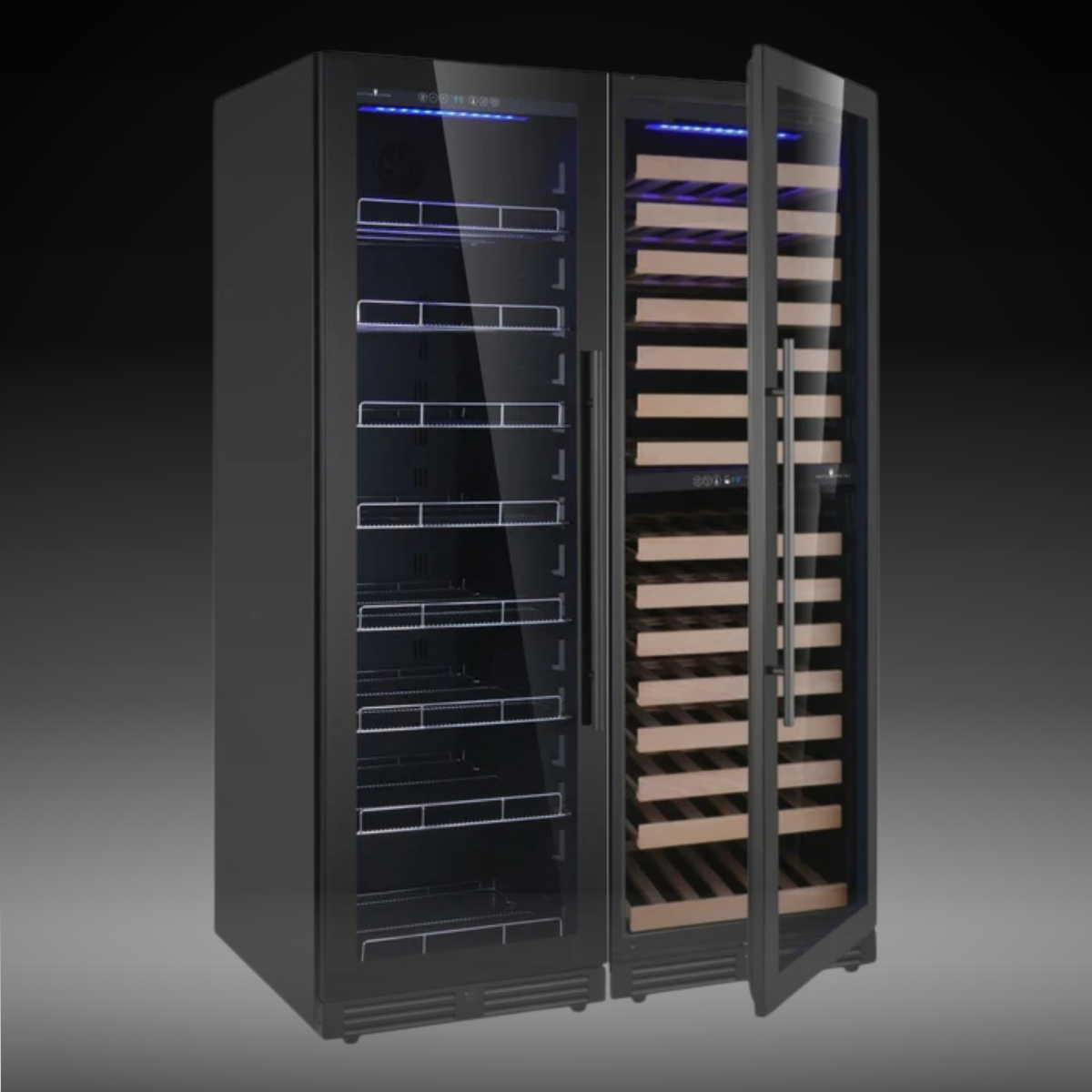Upright Wine & Beverage cooler Combo With Triple Temp. Zones