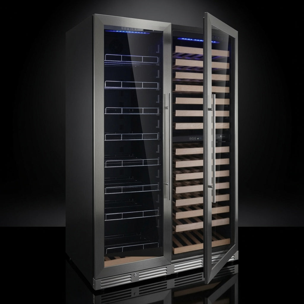 72-Inch Upright Triple-Zone Wine & Beverage Center