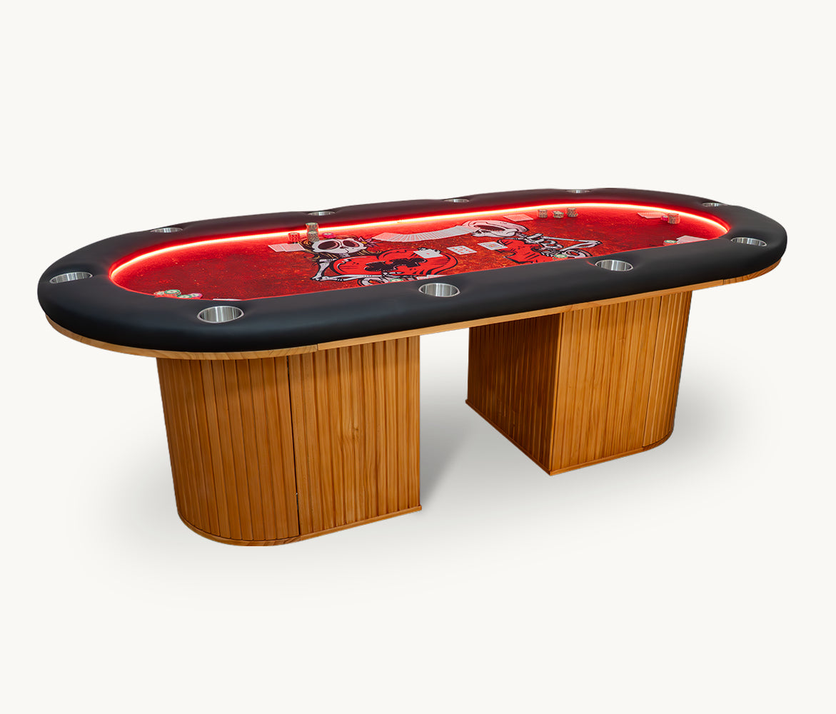 The Miya LED Poker & Dining Table