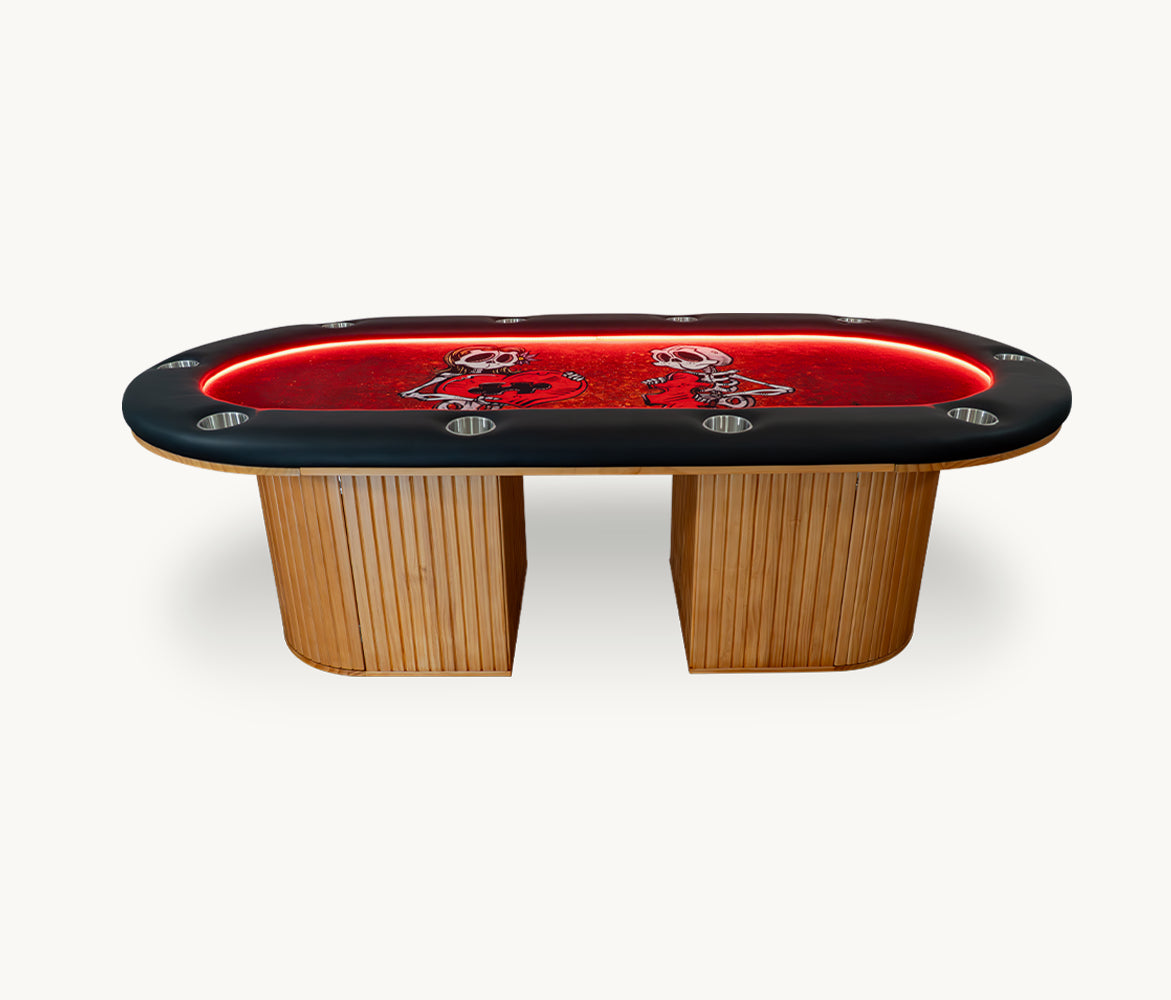The Miya LED Poker & Dining Table