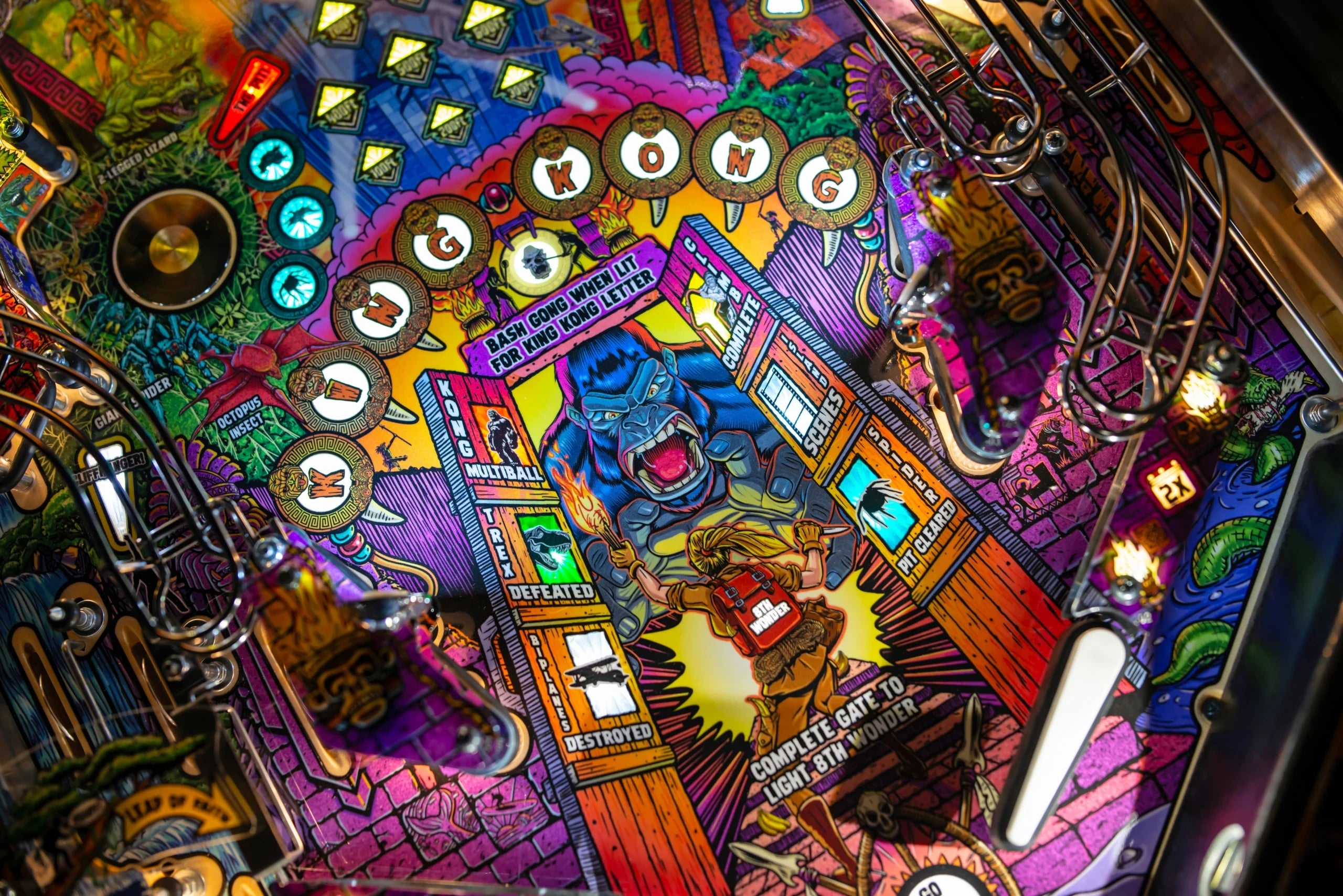 King Kong Terror Island Pinball Machine Stern