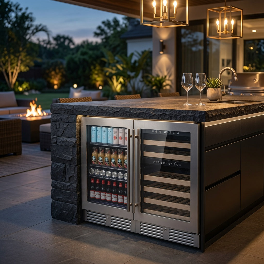 48-Inch Triple-Zone Wine & Beverage Center