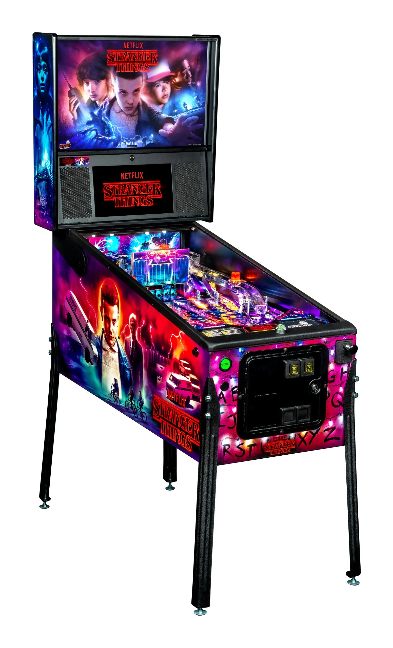 Stranger Things Pinball Machine Stern Pro Premium LE