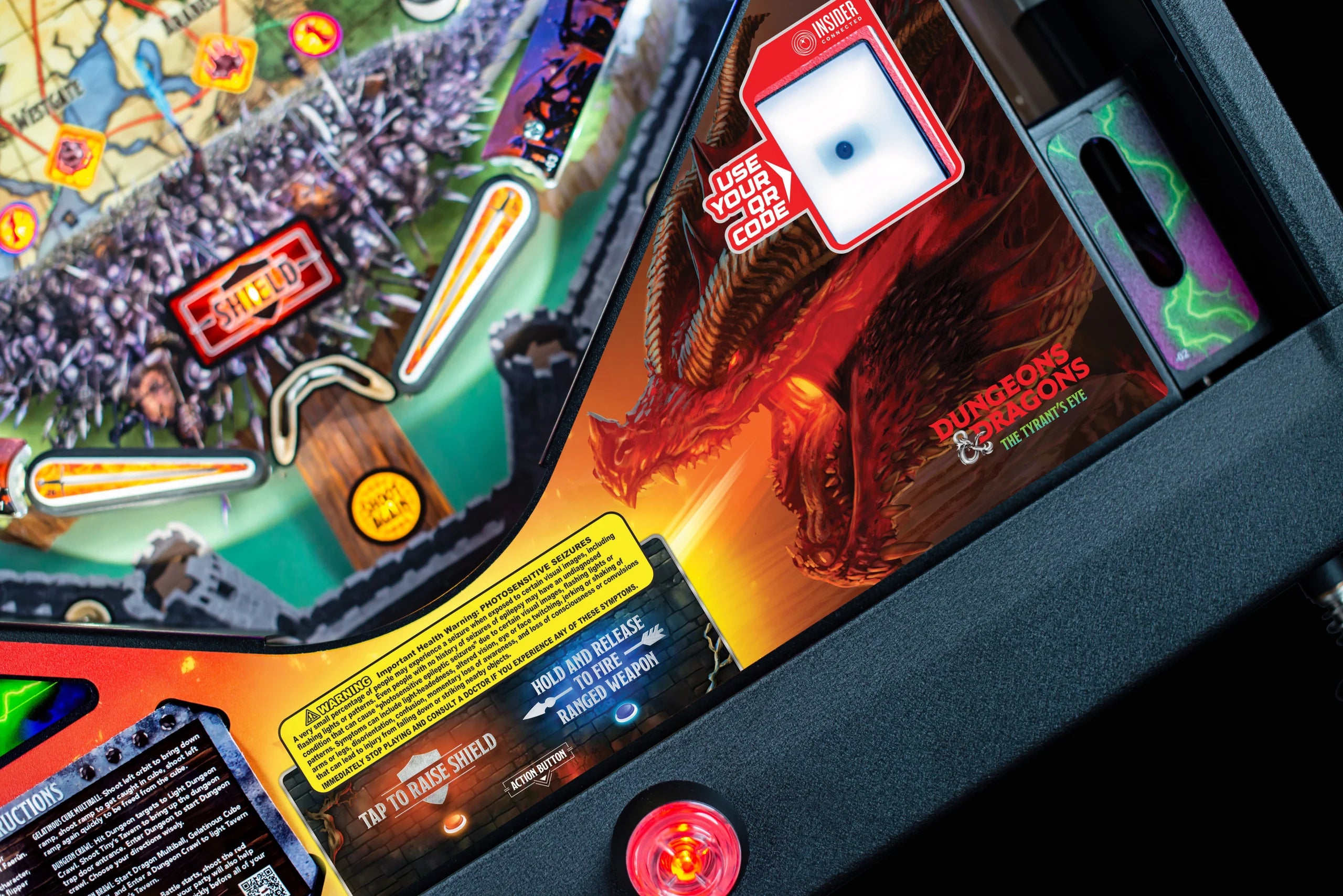 Dungeons & Dragons Tyrant’s Eye Pinball Machine