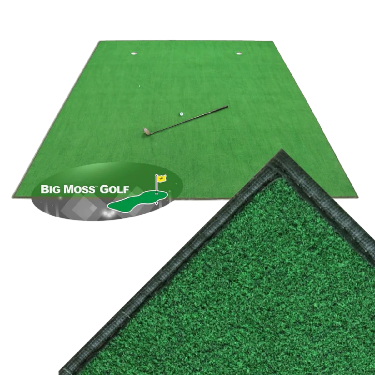 Big Moss Golf Simulator Turf (for DIY Golf Enclosures)