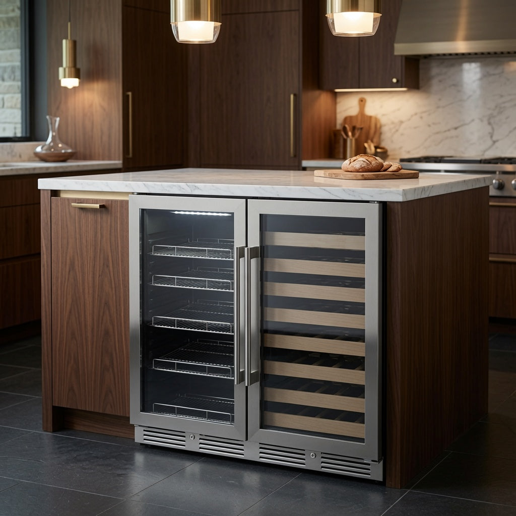 47-Inch Upright Dual-Zone Wine & Beverage Center