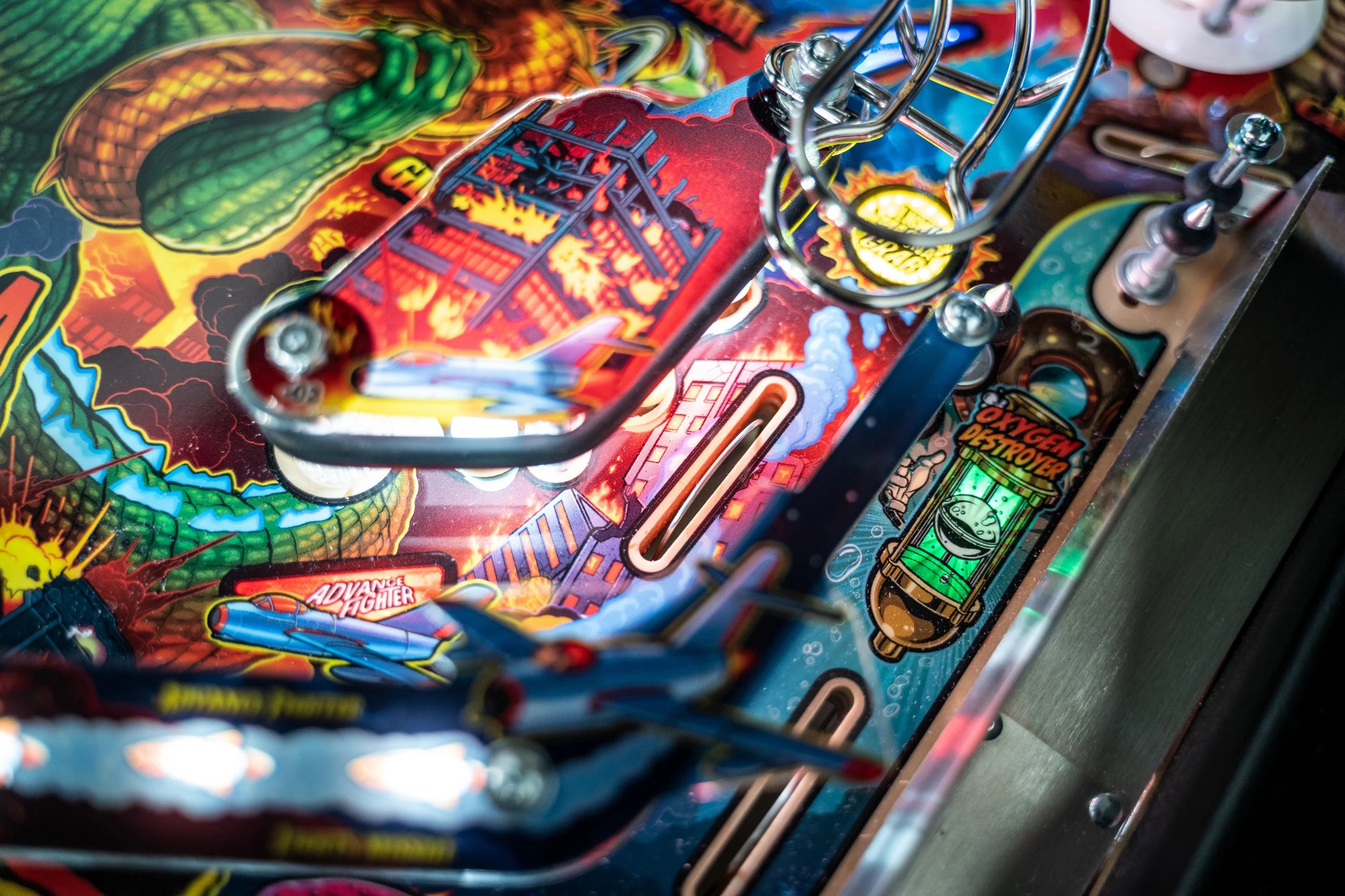 Godzilla Pinball Machine Stern Arcade Game