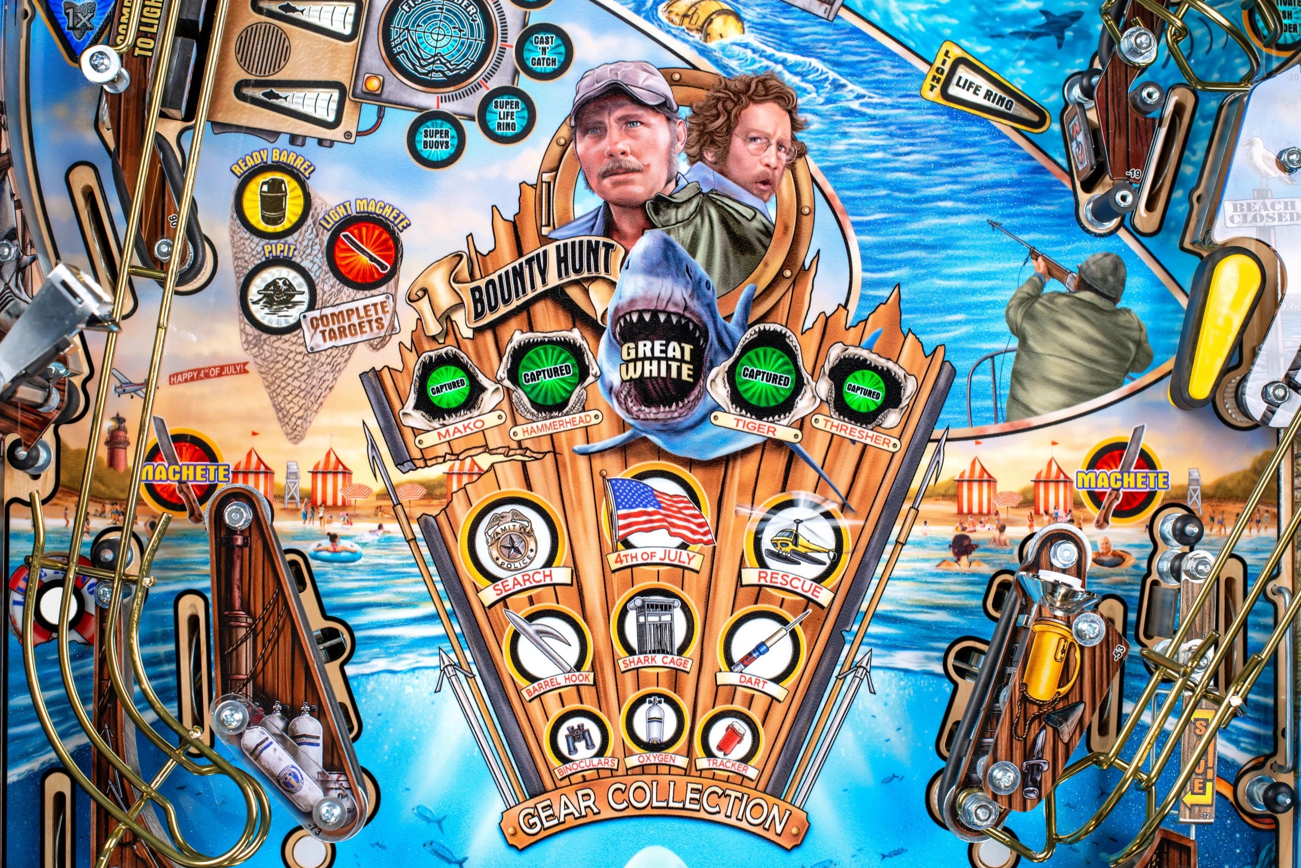 JAWS Pinball Machine Stern Pro Premium LE