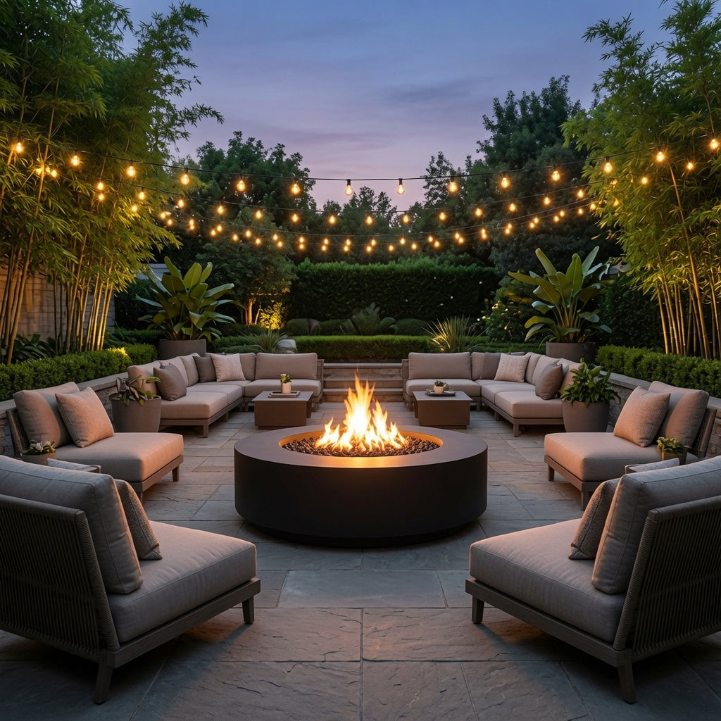 Florence Fire Pit 72" - 20" Tall