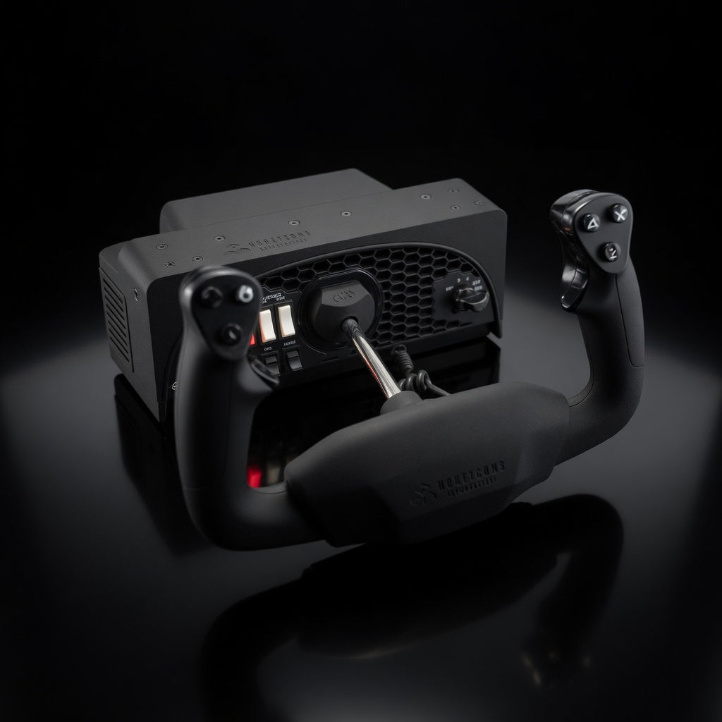 Honeycomb Alpha Flight Controls Yoke & Switch Panel