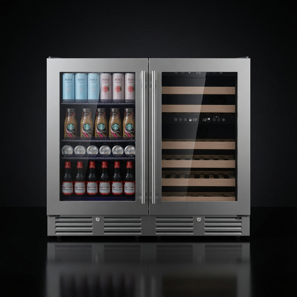 48-Inch Triple-Zone Wine & Beverage Center