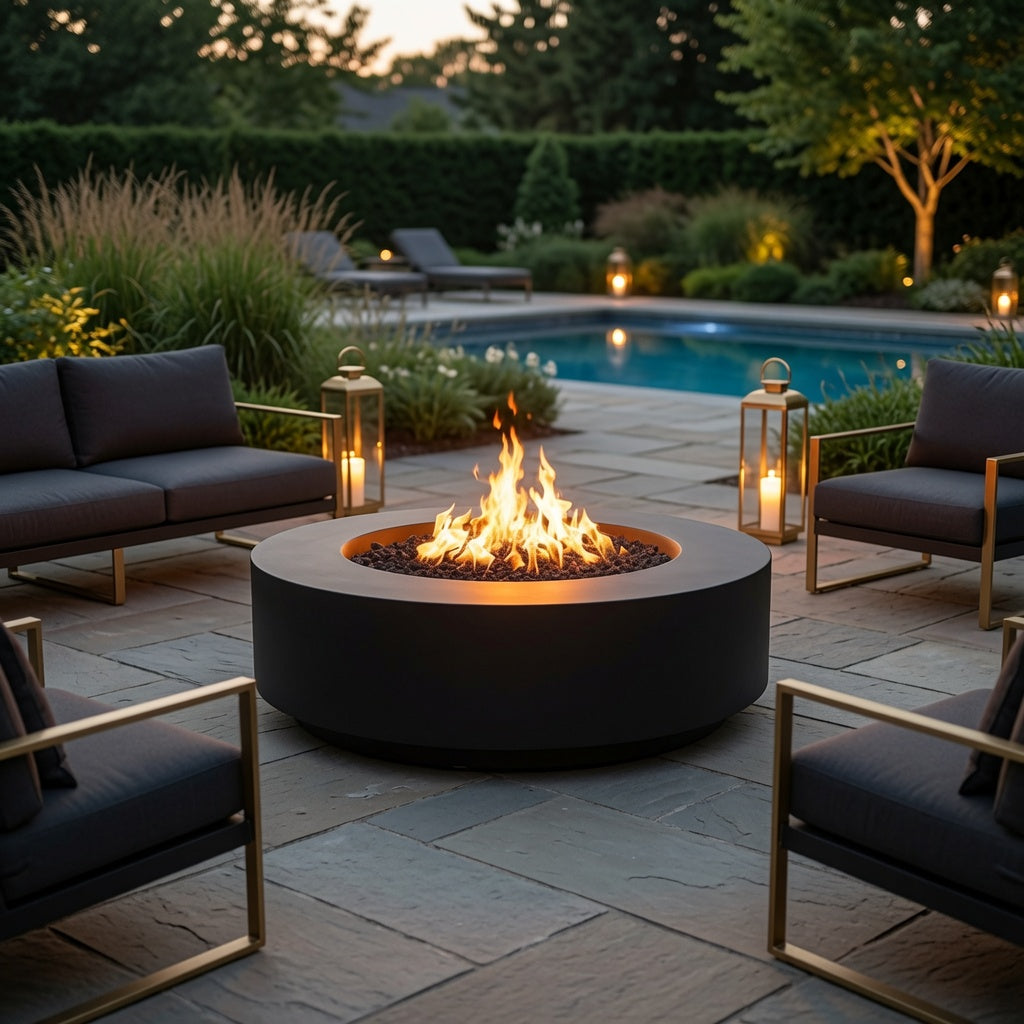 Florence Fire Pit 72" - 20" Tall