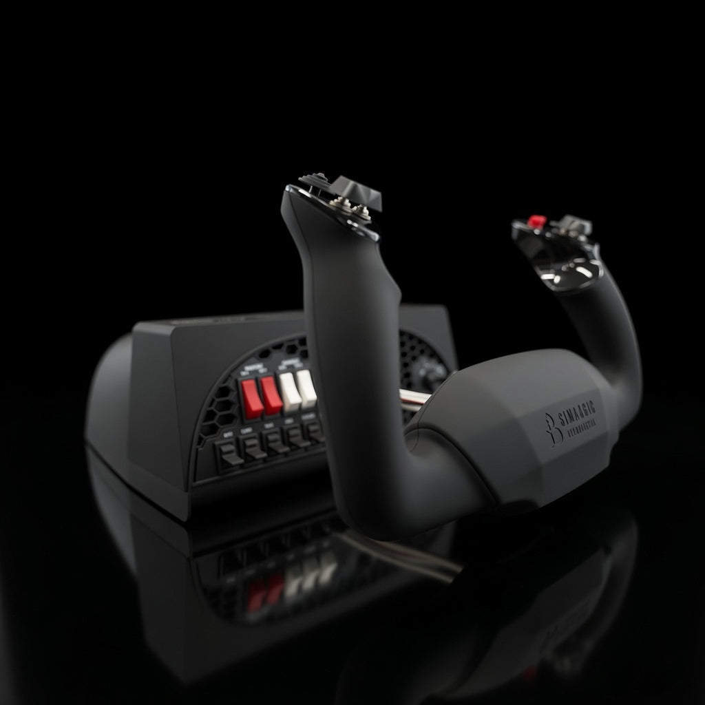 Flight Simulator Starter Set Yoke Throttle Pedals
