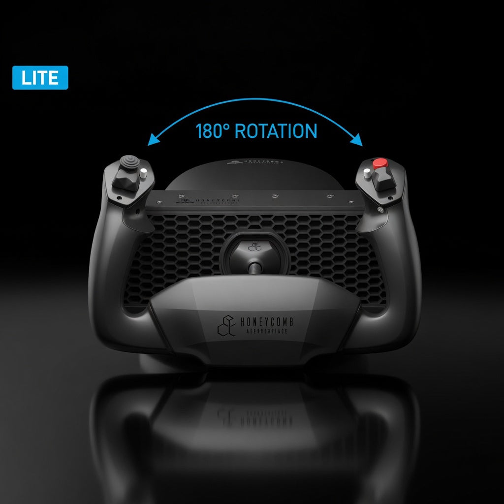 Honeycomb Alpha LITE Flight Simulator Yoke