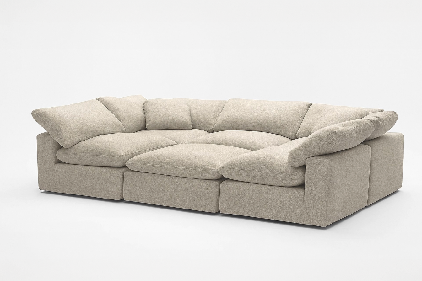 Soulfa 6-Cube Sectional or Iconic Movie Pit