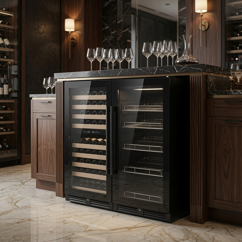 47-Inch Upright Triple-Zone Wine & Beverage Cente