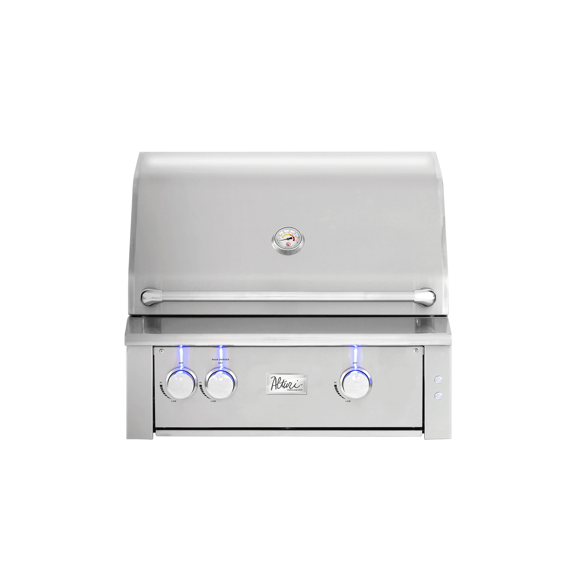 Alturi 30" Built-In Grill, closed hood, front view