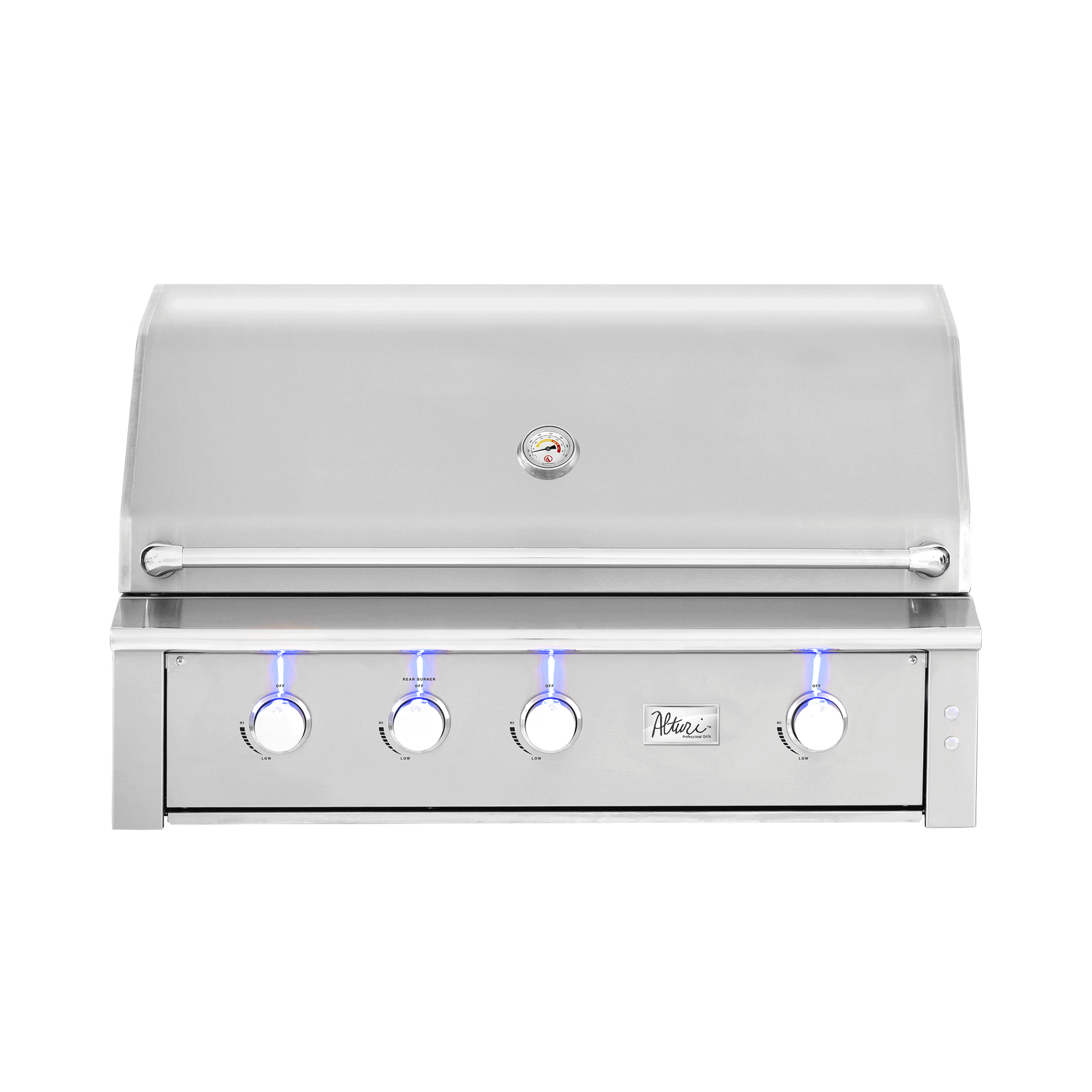 Alturi 42" Built-In Grill, closed hood, front view
