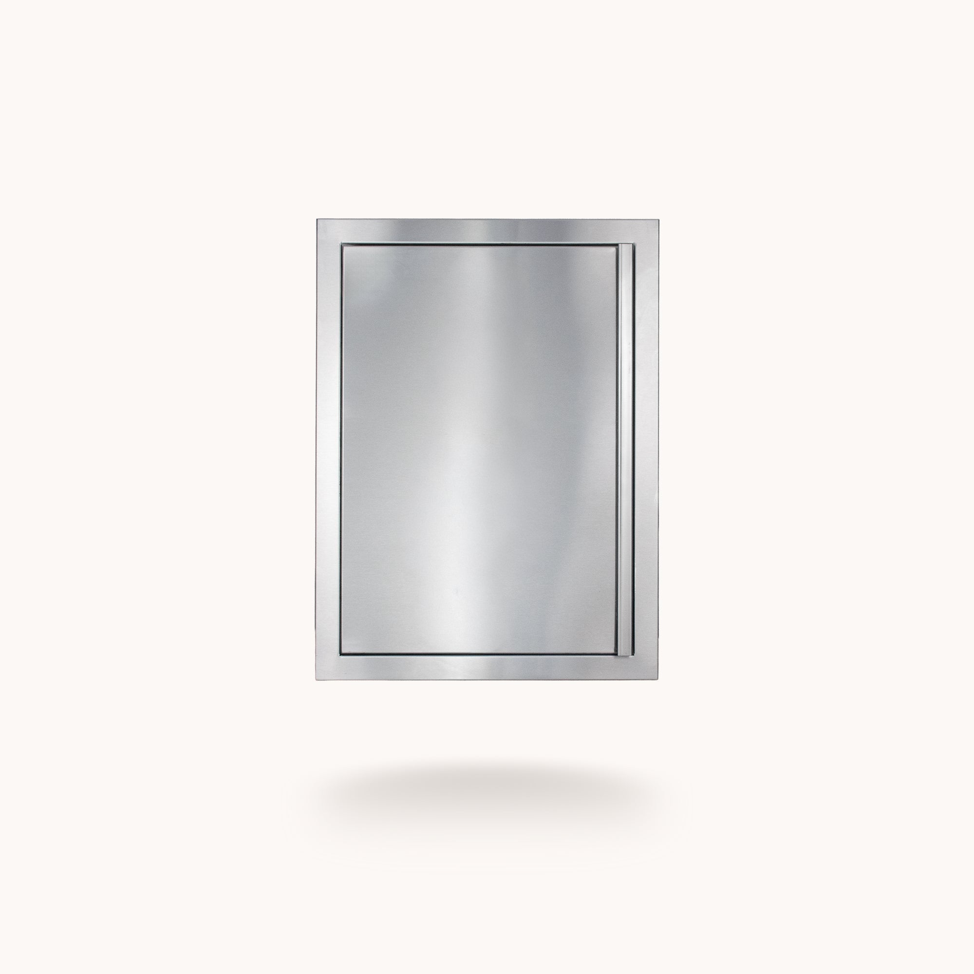 18 inch Deluxe Vertical Single Access Door, closed front view